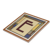 Carreau Merveilleux Arts & Artistes Géométriques E initial (Côté)