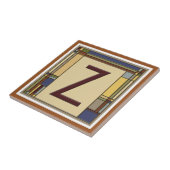 Carreau Merveilleux Arts & Artistes géométriques Z initial (Côté)