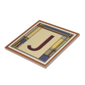 Carreau Merveilleux Arts & Métiers Géométrique Initial J (Côté)