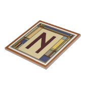 Carreau Merveilleux Arts & Métiers Géométrique Initiale N (Côté)