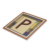 Carreau Merveilleux Arts & Métiers Géométrique Initiale P (Côté)