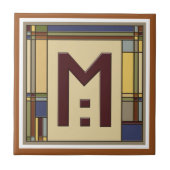 Carreau Merveilleux Arts & Métiers Géométriques Initial M (Devant)