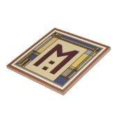 Carreau Merveilleux Arts & Métiers Géométriques Initial M (Côté)