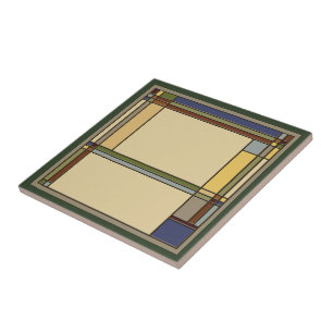 Carreau Merveilleux Green Arts & Artistes Motif géométriqu