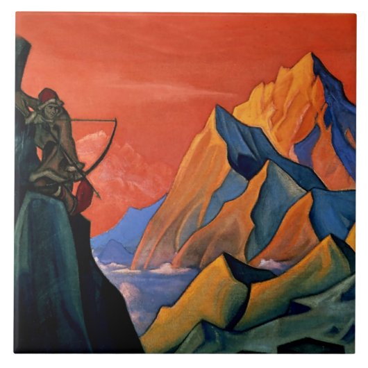 Carreau « Message de Shambala » de Nicholas Roerich (Devant)