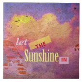 Carreau Message sur un mur (Devant)