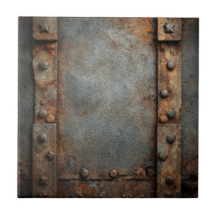 Carreau Métal Industriel Rustique