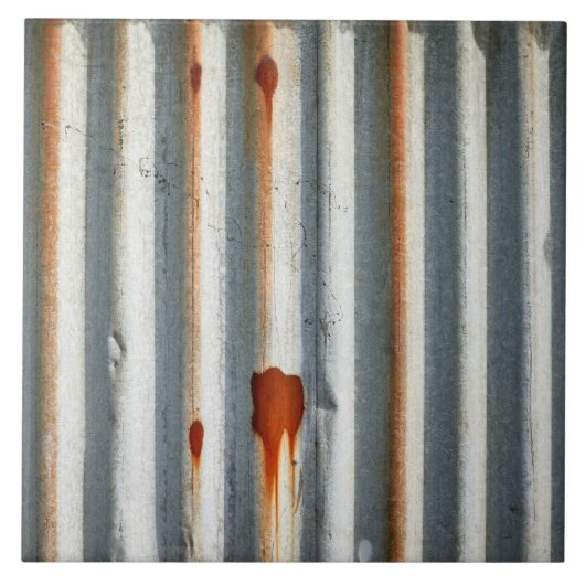 Carreau Métal ondulé rustique (Devant)