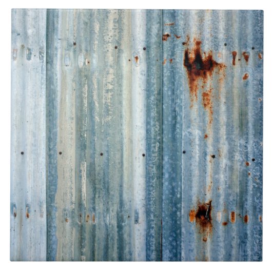 Carreau Métal ondulé rustique (Devant)