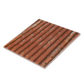 Carreau Métal ondulé rustique (Côté)
