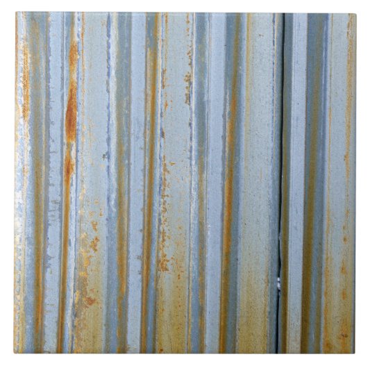 Carreau Métal ondulé rustique (Devant)
