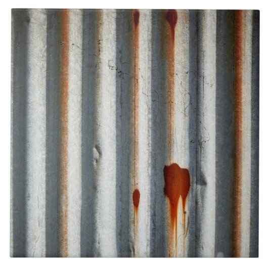 Carreau Métal ondulé rustique (Devant)