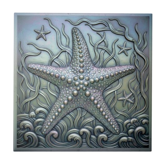 Carreau Metallic Iridescent Starfish D1223 (Devant)