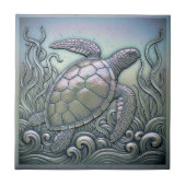 Carreau Metallic Iridescent Turtle ID1223 (Devant)