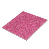 Carreau métallisé pailleté rose (Côté)