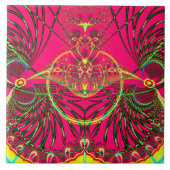 Carreau Métamorphose émergeant de la fractale de cocon (Devant)