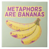 Carreau Métaphore La typographie drôle (Devant)