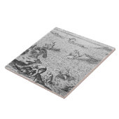 Carreau Méthode indienne de pêche à la baleine, d'un (Côté)