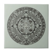 Carreau Mexicaine Aztec Sun Stone Maya Calendrier 1 (Devant)