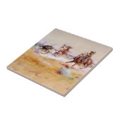 Carreau Mexique - Art occidental par Charles M Russell (Côté)