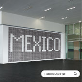 Carreau Mexique Moderne Crâne à sucre Élégant Décor