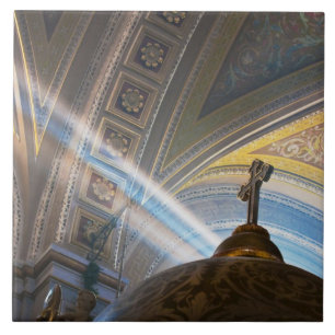 Carreau Mexique, Morelia. Les rayons du soleil pénètrent à