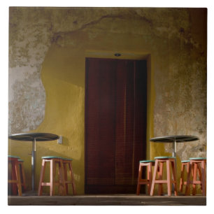 Carreau Mexique, Oaxaca, Soleil de l'après-midi éclaire le