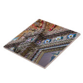 Carreau Mexique, Queretaro. Détail à l'intérieur d'un cath (Côté)