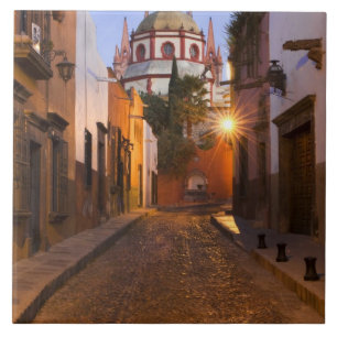 Carreau Mexique, San Miguel de Allende. Tôt le matin