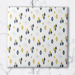 Carreau Mi-siècle Diamants Atomique Starburst Marine Musta<br><div class="desc">Faites un voyage dans le temps avec ce motif inspiré par l'époque du milieu du siècle. Il présente une série de diamants et démarre avec un beau tableau de couleurs. Parfait pour ceux qui aiment l'Âge Atomique et le style rétro.</div>