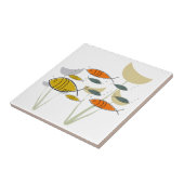 Carreau Mi-siècle moderne de l'ère atomique Poisson nager  (Côté)