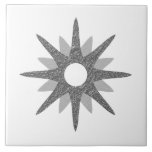 Carreau Mi-Siècle Moderne Démarrage En Argent Unique | Gra<br><div class="desc">Design d'inspiration moderne du milieu du siècle avec une simple entrée rétro vintage en argent sur un arrière - plan blanc. Design moderne simple et propre. Créez votre propre mosaïque personnalisée en téléchargeant une nouvelle image, ou utilisez le bouton "message" pour contacter le concepteur pour obtenir de l'aide. Pour créer...</div>