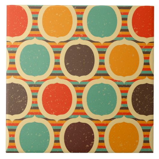Carreau Mi-siècle moderne géométrique 5 (Devant)