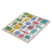 Carreau Mi-siècle moderne géométrique Multicolore 1 (Côté)