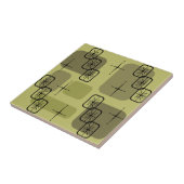 Carreau Mi-siècle Moderne Spoutnik Olive (Côté)