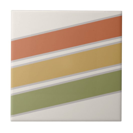 Carreau Mi-Siècle Moderne Trois Grandes (Devant)