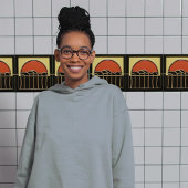 Carreau Mi-siècle Sundown Water Arts Crafts Movement