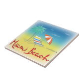 Carreau Miami Beach, Floride Carrelage Palm (Côté)