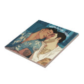 Carreau Miami Downtown Gay Hommes Cuddling Illustration Ca (Côté)