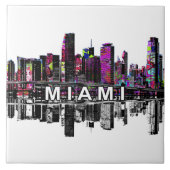 Carreau Miami, Floride en graffiti (Devant)