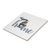 Carreau Michigan est la maison Sweet Home Silhouette (Côté)