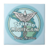 Carreau Michigan Nurse Caduceus Tile (Devant)