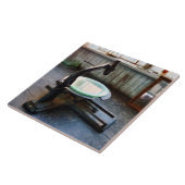 Carreau Microscope ancien (Côté)