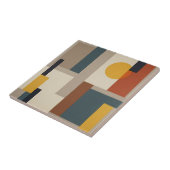 Carreau Mid Century Abstract Geometric Harmony (Côté)