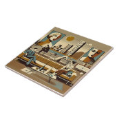 Carreau Mid Century Interior Design Art Lounge (Côté)