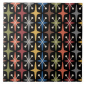 Carreau Mid Century Modern Starburst Pattern (Devant)