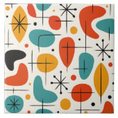Carreau Mid Century Modern Starburst Pattern (Devant)