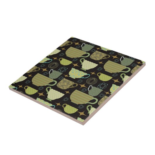 Carreau Mid Century moderne Black Teup (Côté)