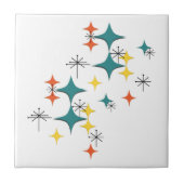 Carreau Mid Century Moderne Espace Age Diamants Débuts (Devant)