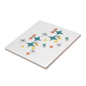 Carreau Mid Century Moderne Espace Age Diamants Débuts (Côté)